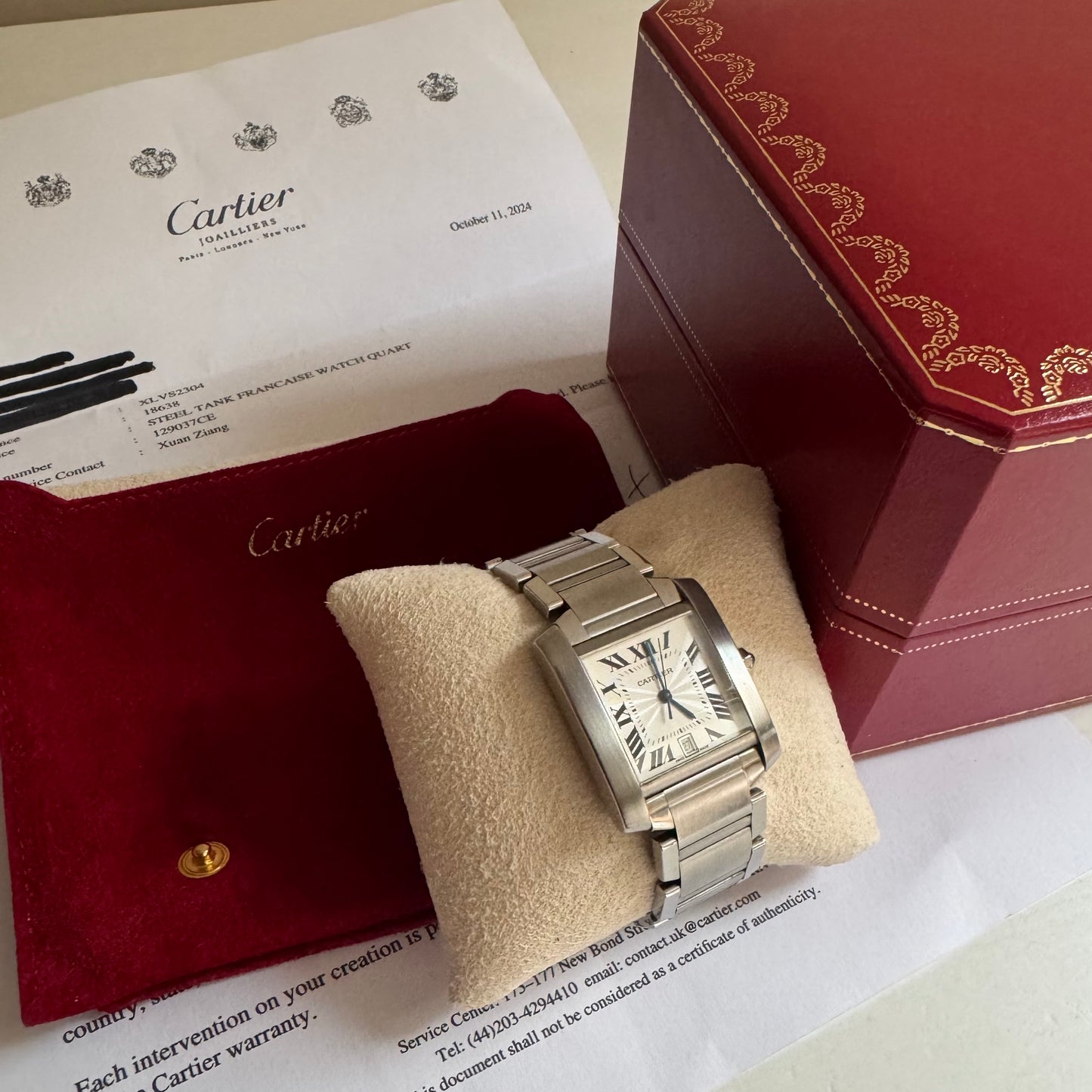 CARTIER Tank Francaise